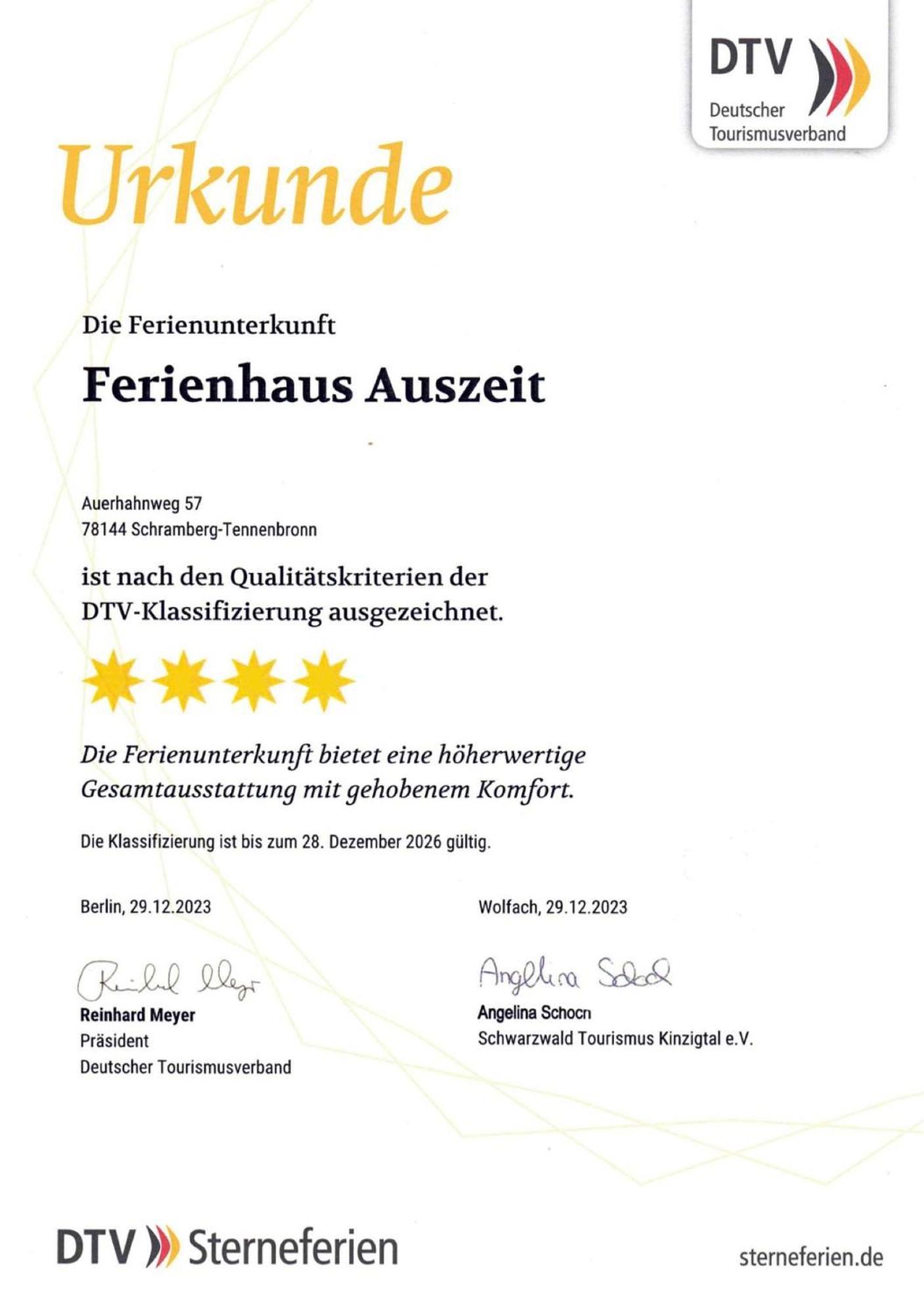 Ferienhaus Auszeit Mit Terrasse Schramberg Exterior foto